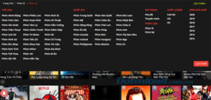 Chức năng Lọc phim sẽ giúp bạn dễ dàng tìm ra bộ phim mà mình đang cần