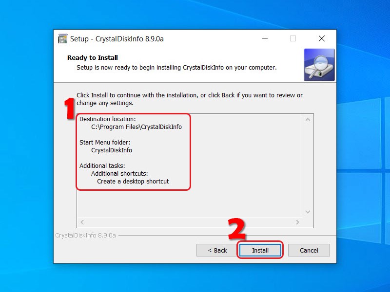 Bắt đầu cài đặt