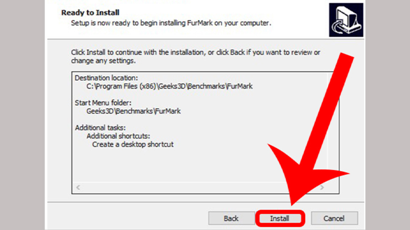 Nhấn "Cài đặt" để bắt đầu cài đặt